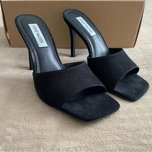 Steve Madden Edge Black Women's Heels